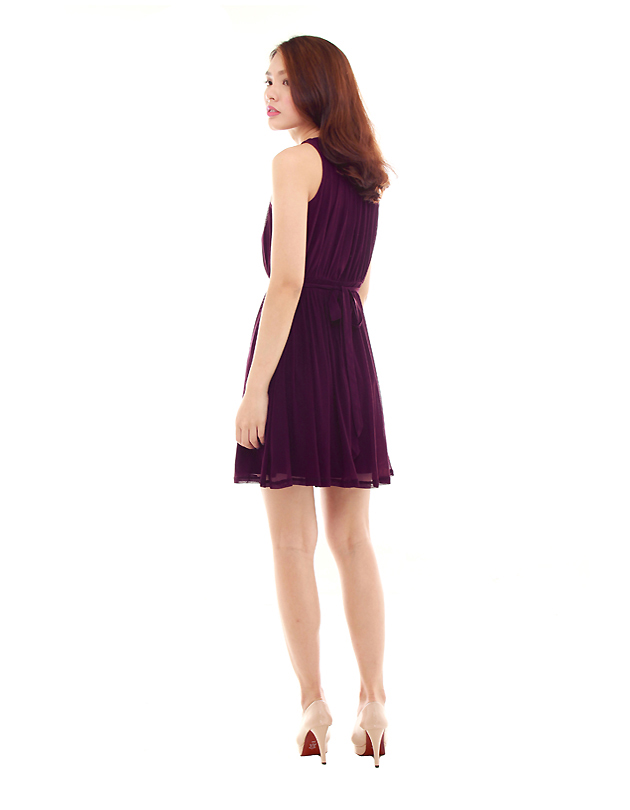 Paris Dress in Majestic Purple